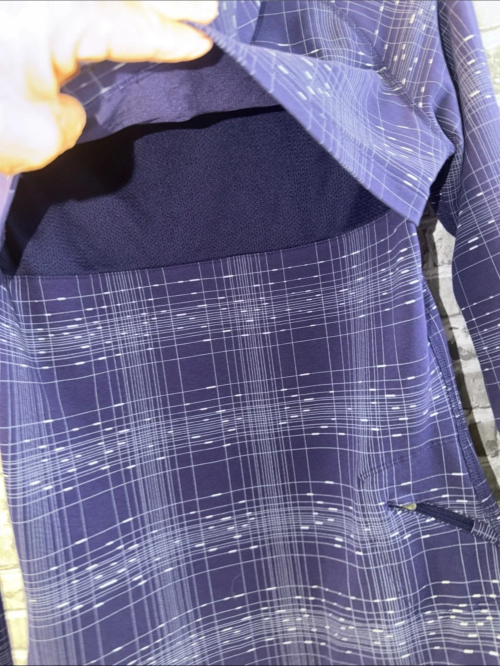 Nike Purple Plaid‎ Performance Hoodie for Women